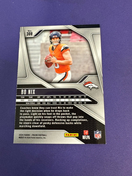 Bo Nix RC 2024 Prizm