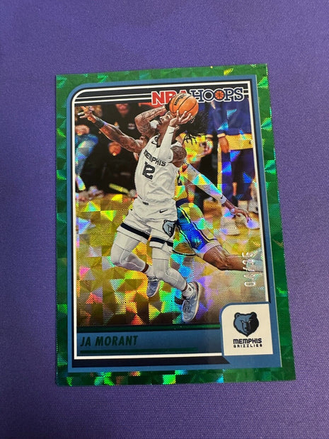 Ja Morant /25 Hyper Green 2023-24 Hoops