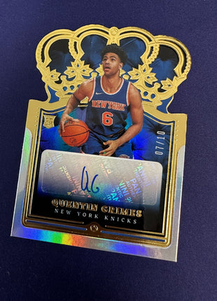 Quentin Grimes RC AUTO /10 GOLD 2021-22 Court Kings EX