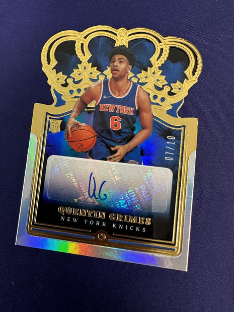 Quentin Grimes RC AUTO /10 GOLD 2021-22 Court Kings EX