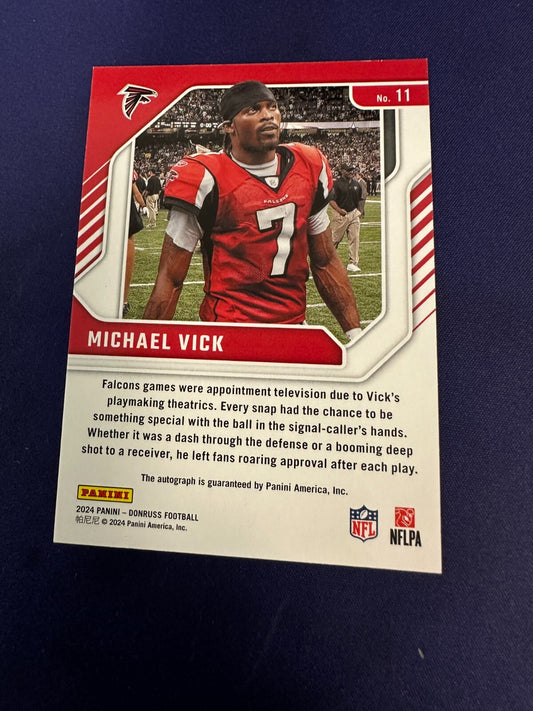 Michael Vick Legend Series AUTO 2024 Donruss