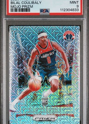 Bilal Coulibaly Mojo Prizm /25 PSA 9 RC 2023-24 Prizm Deca