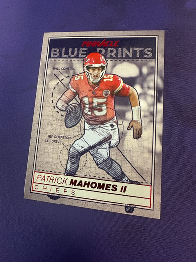 Patrick Mahomes Blue Prints RED /75 Color Match 2024 Encore Pinnacle