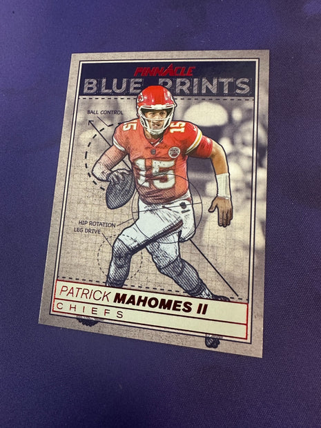 Patrick Mahomes Blue Prints RED /75 Color Match 2024 Encore Pinnacle