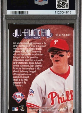 Scott Rolen All-Galactic Team SSP PSA 8 1998 Metal Universe POP 1 NONE HIGHER