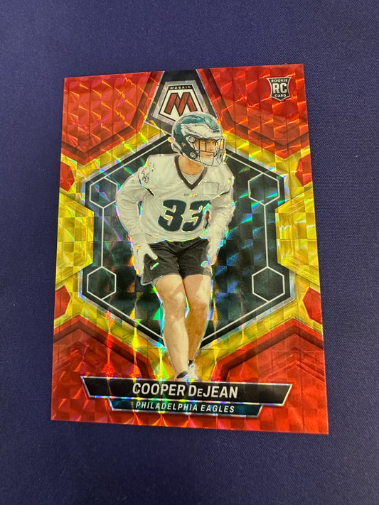 Cooper DeJean Red Yellow Mosaic /80 RC 2024 Mosaic