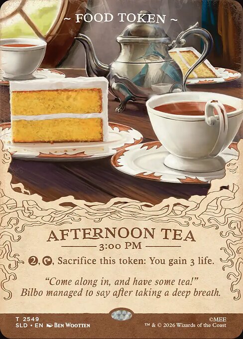 Afternoon Tea 3:00 PM (Food) 2549 Secret Lair Drop (SLD) [Foil] NM