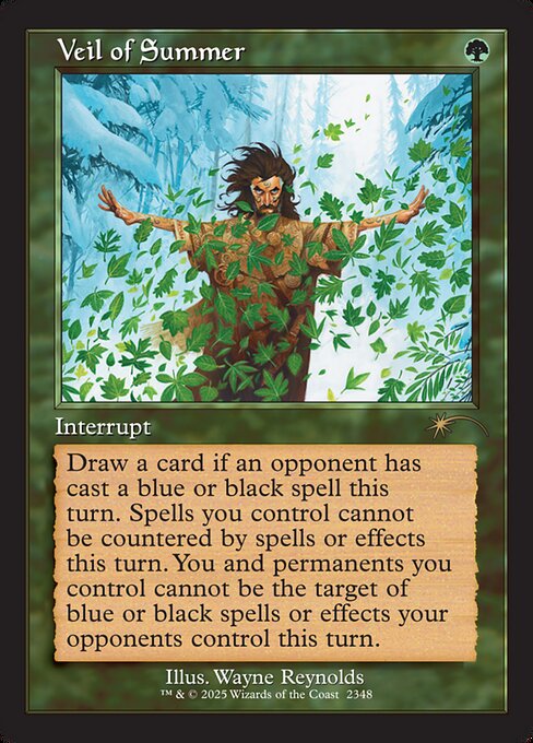 Veil of Summer 2348 Secret Lair Drop (SLD) [Foil] NM