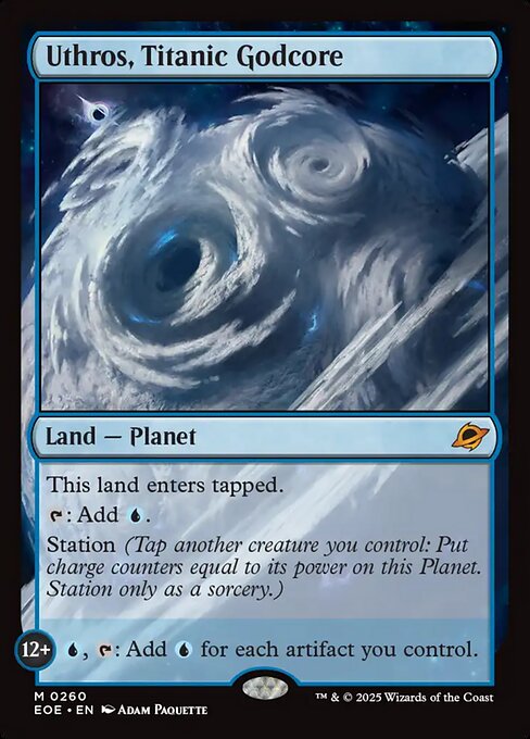 Uthros, Titanic Godcore 260 Edge Of Eternities (EOE) [Foil] NM