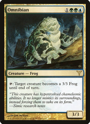 Omnibian 119 Dissension (DIS) [Foil] DMG