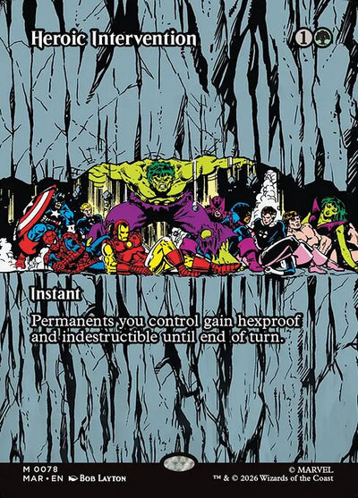 Heroic Intervention 78 Marvel Universe (MAR) [Nonfoil] NM