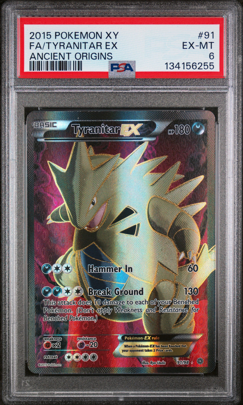 Tyranitar EX 91/98 - Ancient Origins (AOR) PSA 6