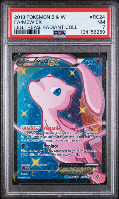 Mew EX rc24/rc25 - Legendary Treasures (LTR) PSA 7