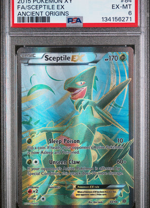 Sceptile EX 84/98 - Ancient Origins (AOR) PSA 6