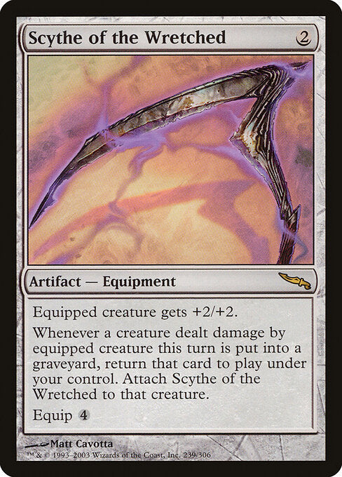 Scythe of the Wretched 239 Mirrodin (MRD) [Foil] LP