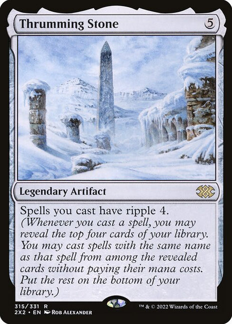 Thrumming Stone 315 Double Masters 2022 (2X2) [Nonfoil] NM