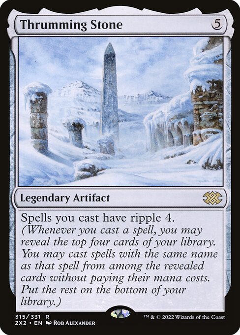 Thrumming Stone 315 Double Masters 2022 (2X2) [Nonfoil] NM