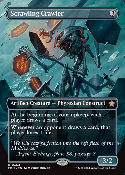 Scrawling Crawler 354 Foundations (FDN) [Nonfoil] NM