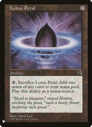 Lotus Petal 294 The List (PLST) [Nonfoil] NM