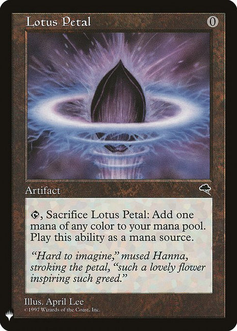 Lotus Petal 294 The List (PLST) [Nonfoil] NM