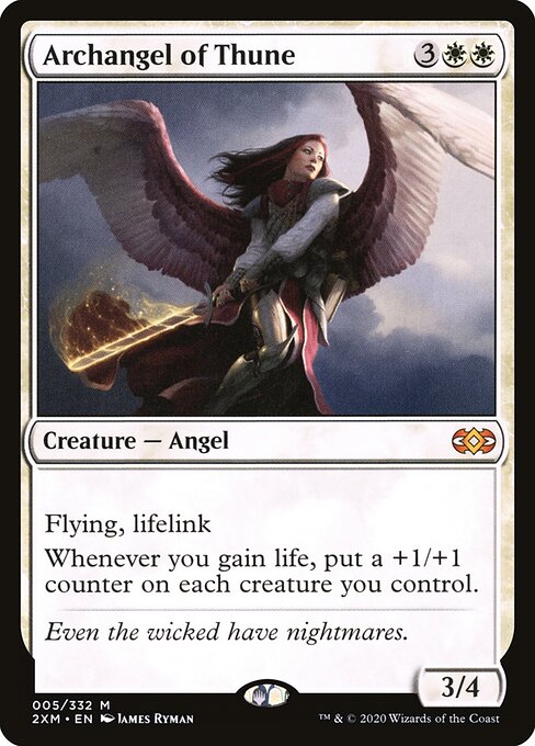 Archangel of Thune 5 Double Masters (2XM) [Nonfoil] NM