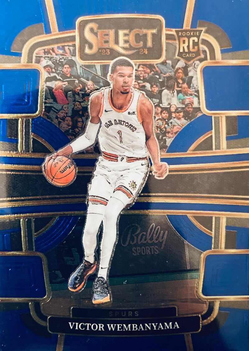 Victor Wembanyama [Blue] #87 - 2023 Panini Select Basketball NM
