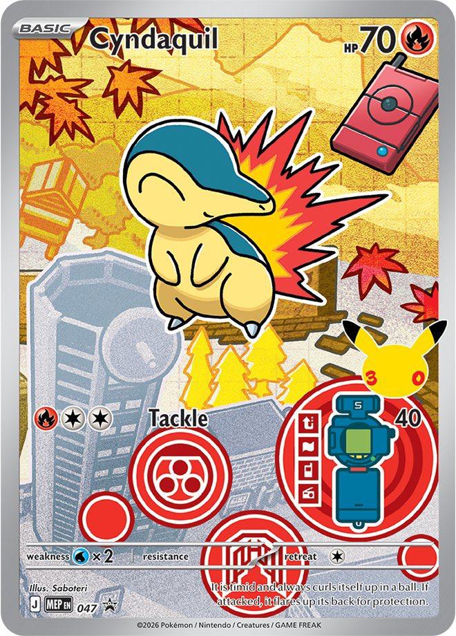 Cyndaquil 47/ - Promo NM