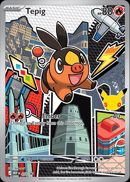 Tepig 50/ - Promo NM