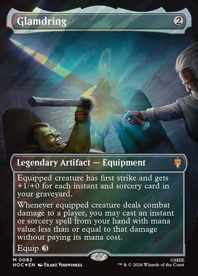Glamdring 82 The Hobbit Eternal (HOC) [Surge Foil] NM