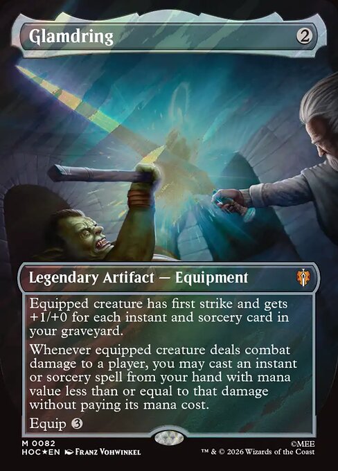 Glamdring 82 The Hobbit Eternal (HOC) [Surge Foil] NM