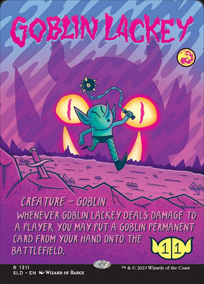 Goblin Lackey 1311 Secret Lair Drop (SLD) [Nonfoil] NM