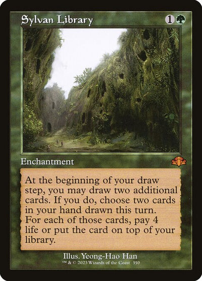 Sylvan Library 350 Dominaria Remastered (DMR) [Nonfoil] NM