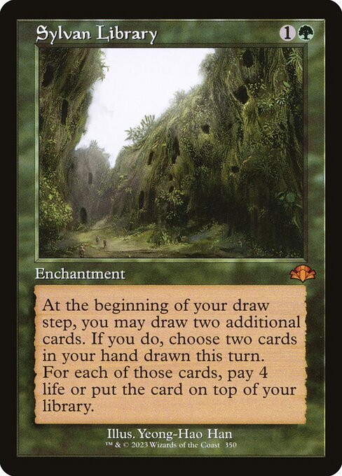 Sylvan Library 350 Dominaria Remastered (DMR) [Nonfoil] NM