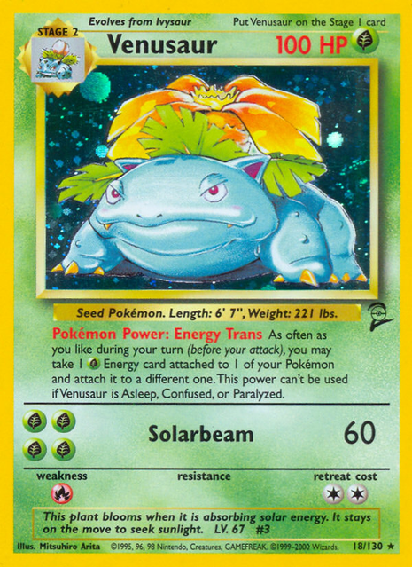Venusaur 18/130 - Base Set 2 (B2) MP