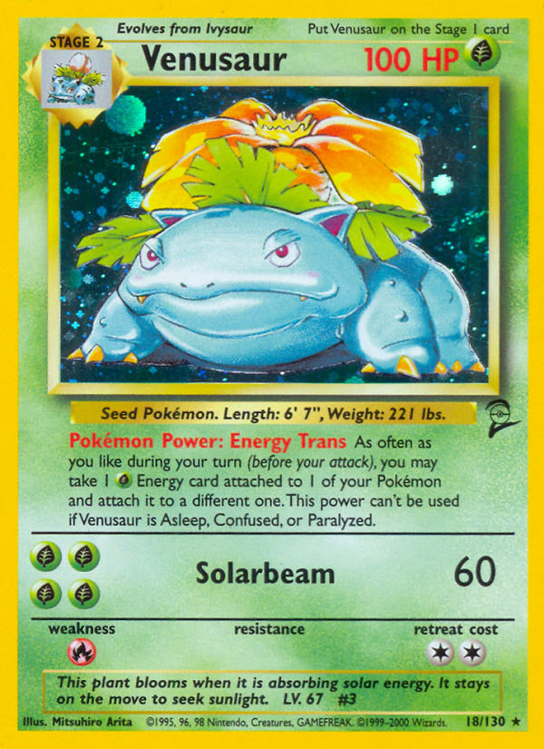 Venusaur 18/130 - Base Set 2 (B2) MP