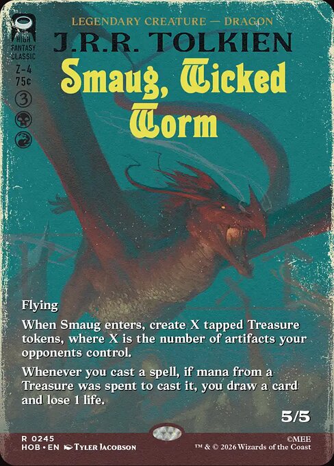 Smaug, Wicked Worm 245 The Hobbit (HOB) [Nonfoil] NM