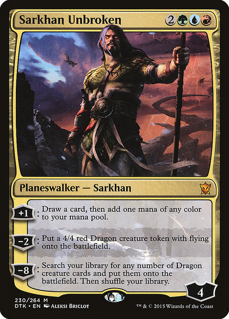 Sarkhan Unbroken 230 Dragons Of Tarkir (DTK) [Nonfoil] NM