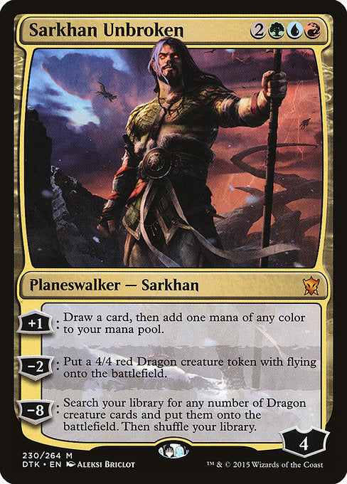 Sarkhan Unbroken 230 Dragons Of Tarkir (DTK) [Nonfoil] NM