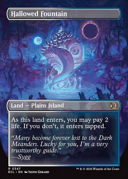 Hallowed Fountain // Hallowed Fountain 347 Lorwyn Eclipsed (ECL) [Nonfoil] NM