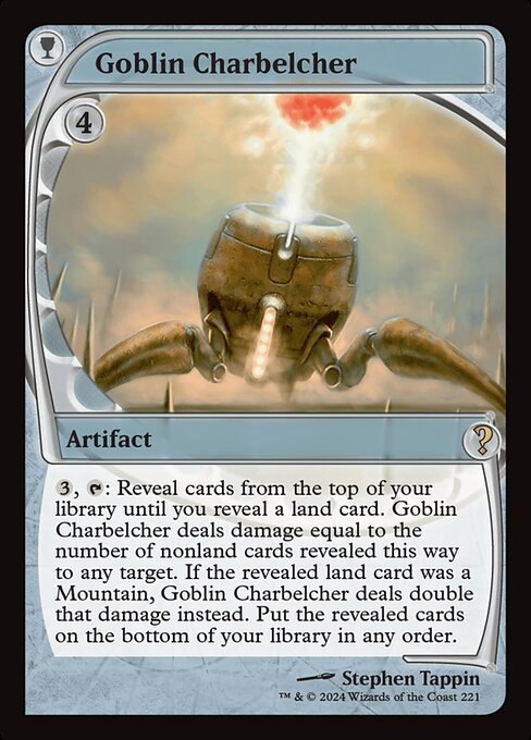 Goblin Charbelcher 221 Mystery Booster 2 (MB2) [Foil] NM