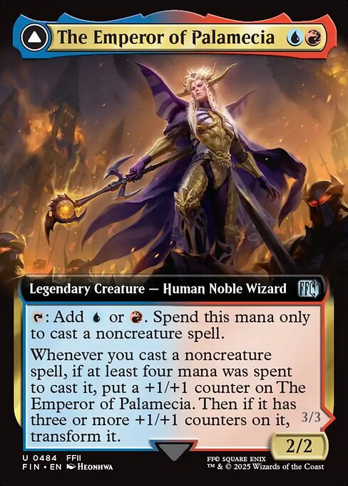 The Emperor of Palamecia // The Lord Master of Hell 484 Final Fantasy (FIN) [Foil] NM