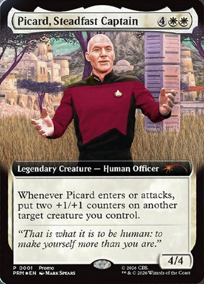 Picard, Steadfast Captain 202622 Media And Collaboration Promos (PMEI) [Foil] NM