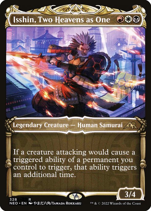 Isshin, Two Heavens as One 328 Kamigawa: Neon Dynasty (NEO) [Foil] NM