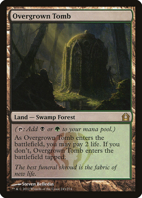 Overgrown Tomb 243 Return To Ravnica (RTR) [Nonfoil] NM