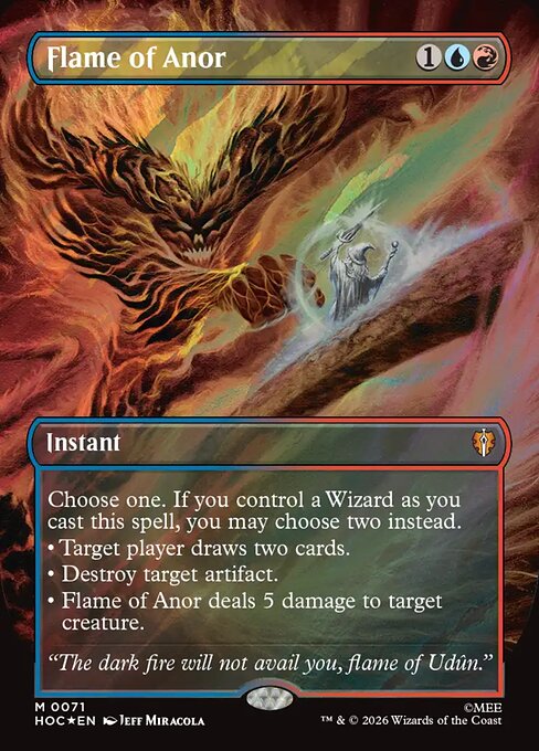 Flame of Anor 71 The Hobbit Eternal (HOC) [Surge Foil] NM