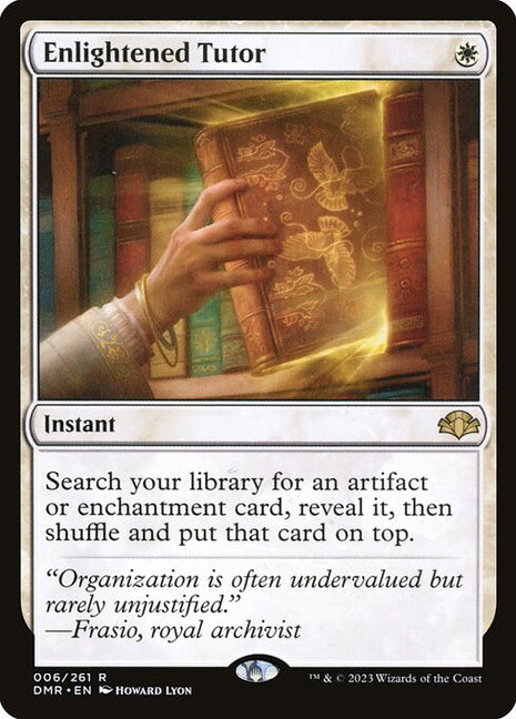 Enlightened Tutor 6 Dominaria Remastered (DMR) [Foil] NM