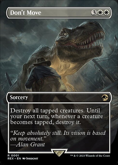 Don't Move 1 Jurassic World Collection (REX) [Foil] NM