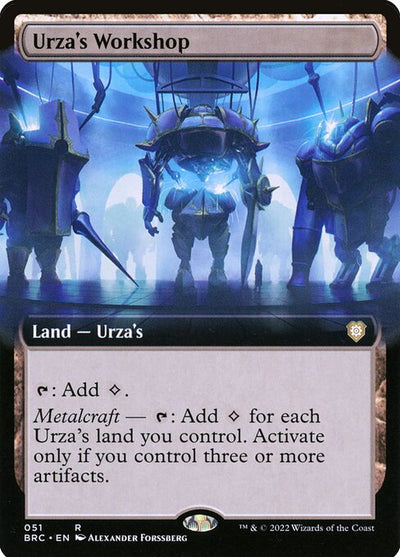 Urza's Workshop 51 The Brothers' War Commander (BRC) [Foil] NM