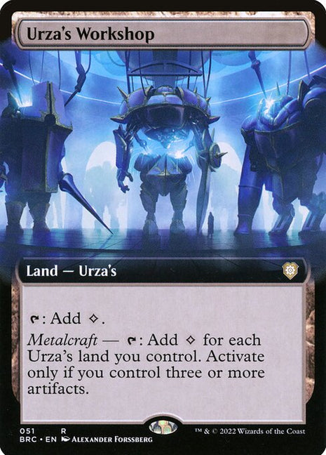 Urza's Workshop 51 The Brothers' War Commander (BRC) [Foil] NM