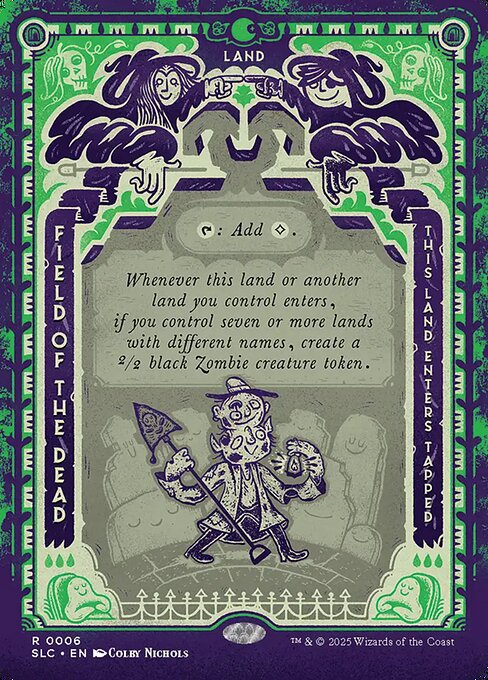 Field of the Dead 6 Secret Lair Countdown (SLC) [Nonfoil] NM